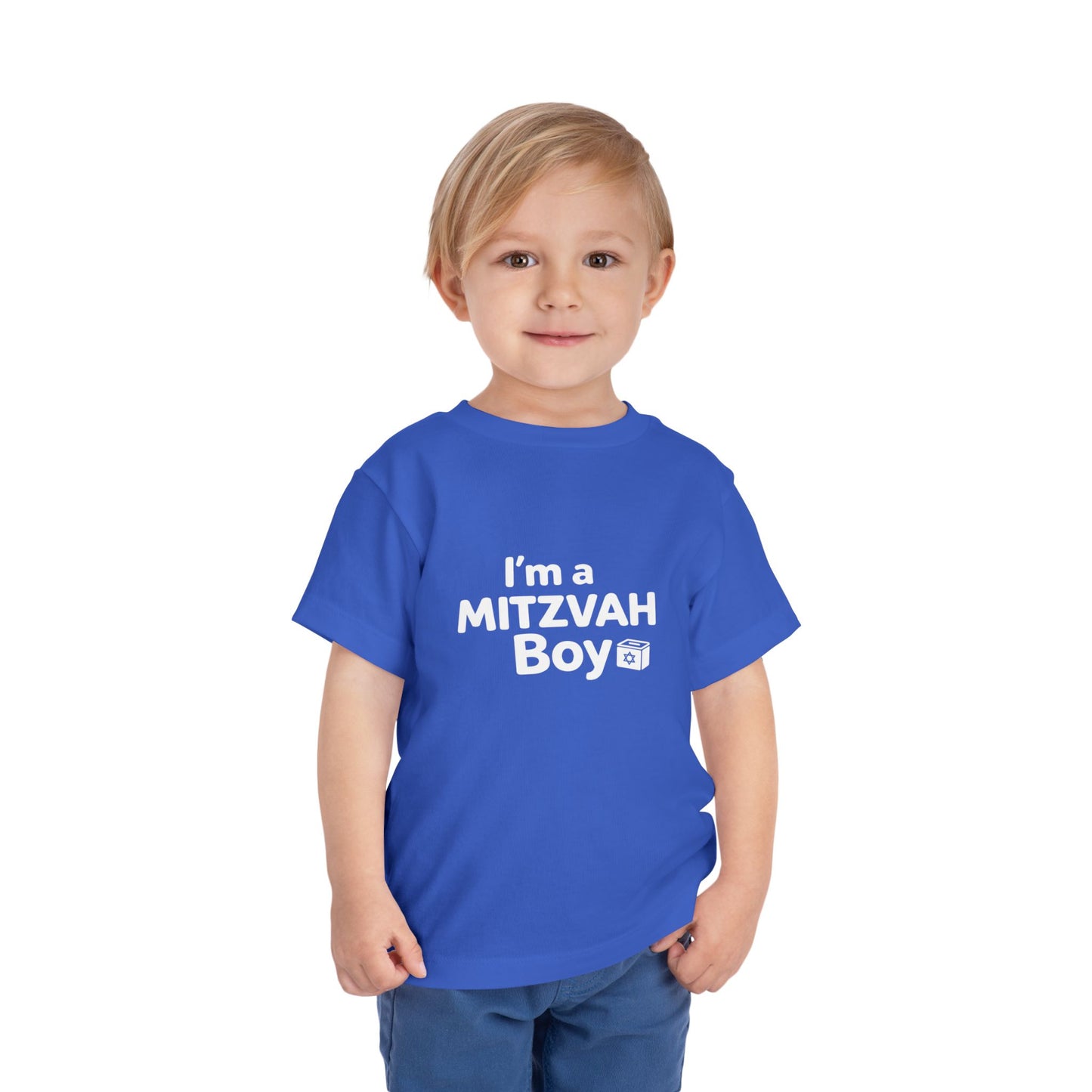 I’m a Mitzvah Boy Toddler Tee | Soft Jewish Shirt for Kids