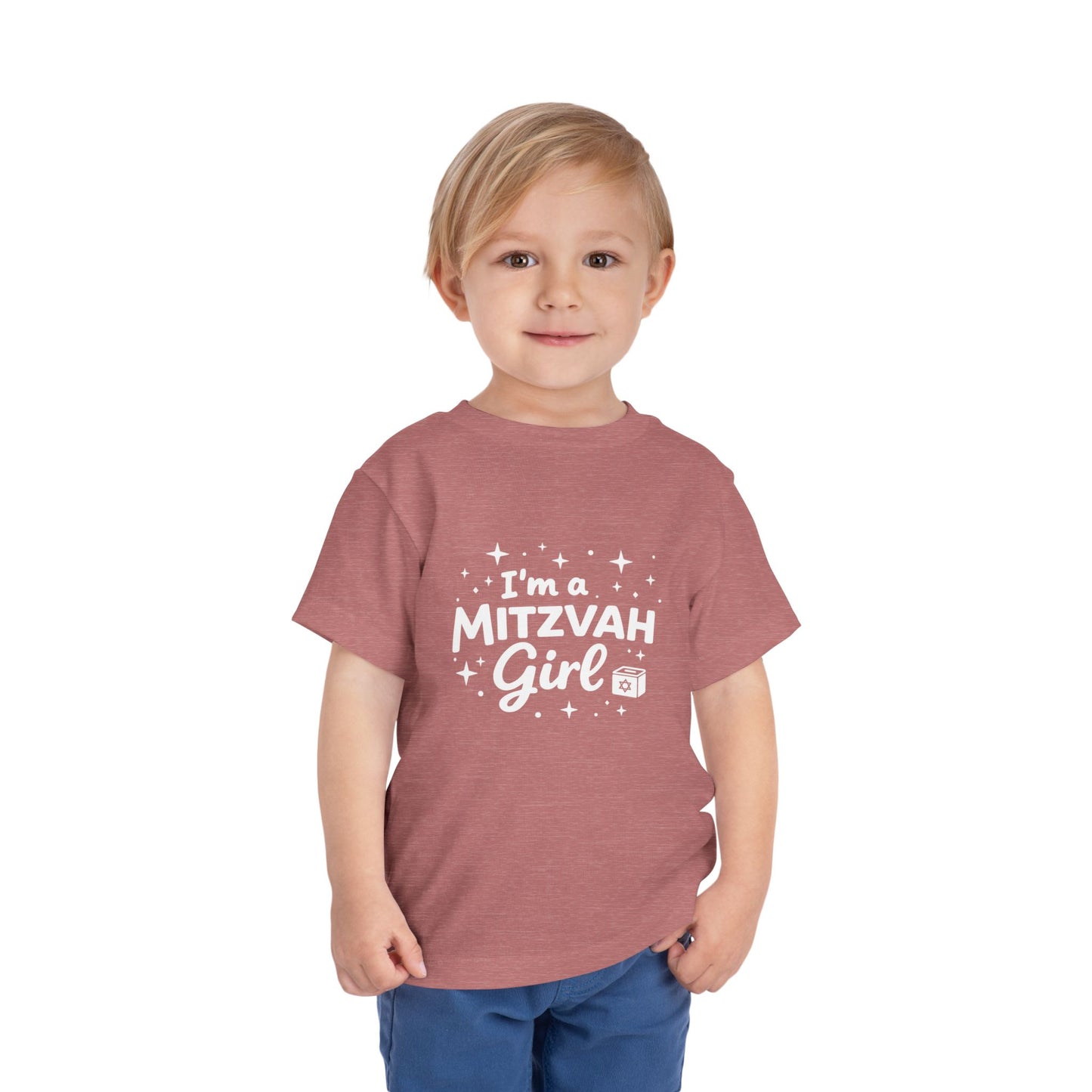 I'm a  Mitzvah Girl Toddler Short Sleeve Tee