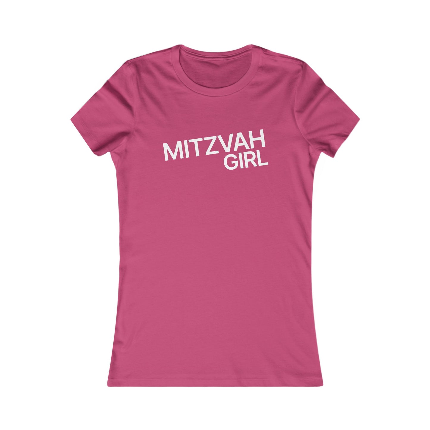 Mitzvah Girl Women’s T-Shirt – Soft Bella + Canvas Tee