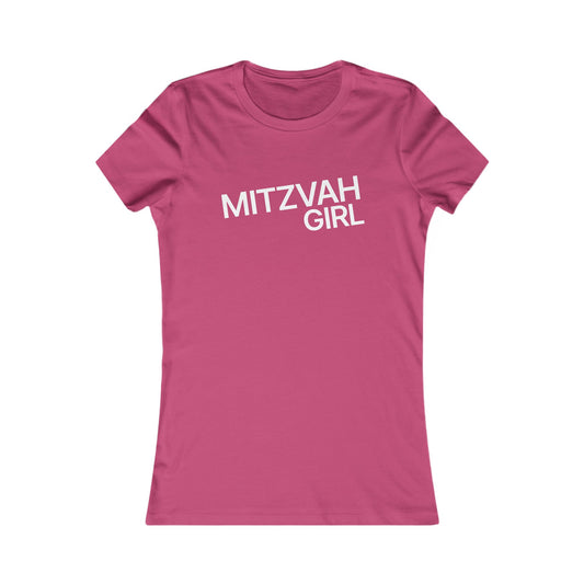Mitzvah Girl Women’s T-Shirt – Soft Bella + Canvas Tee
