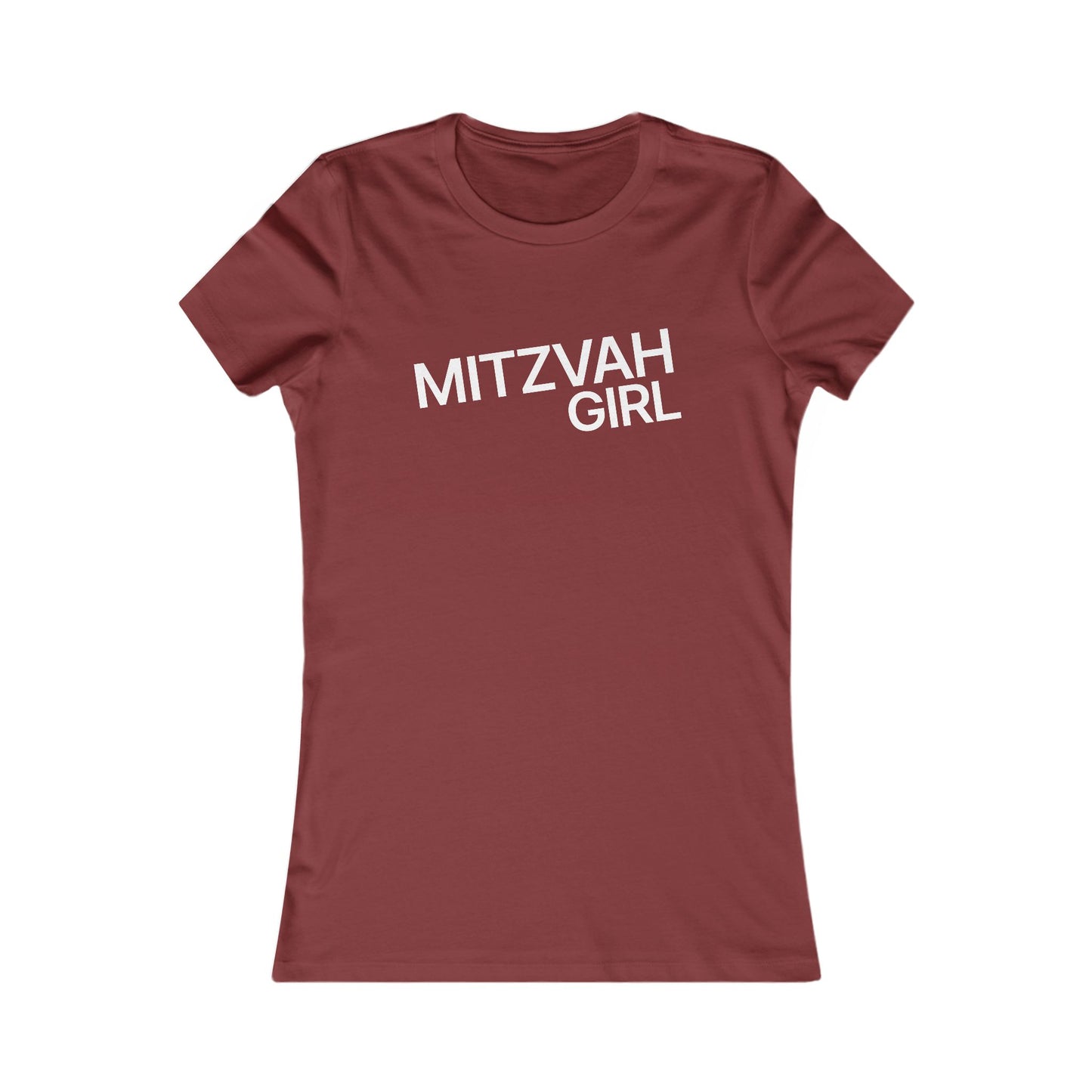 Mitzvah Girl Women’s T-Shirt – Soft Bella + Canvas Tee