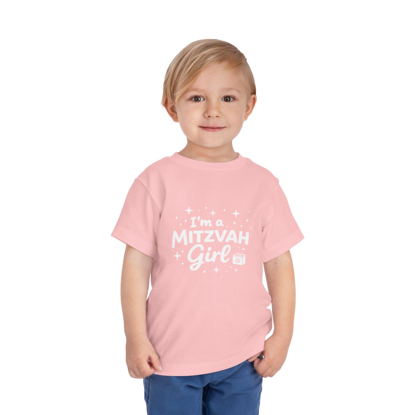 I'm a  Mitzvah Girl Toddler Short Sleeve Tee