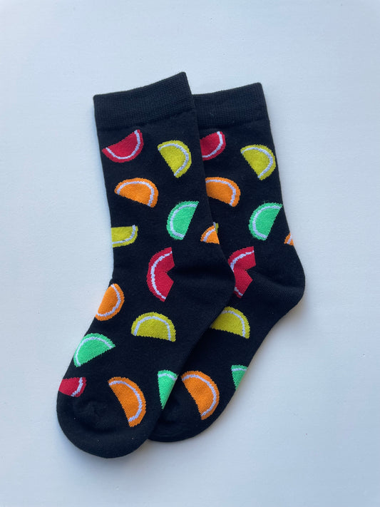 Pesach Fruit Slice Socks Kids